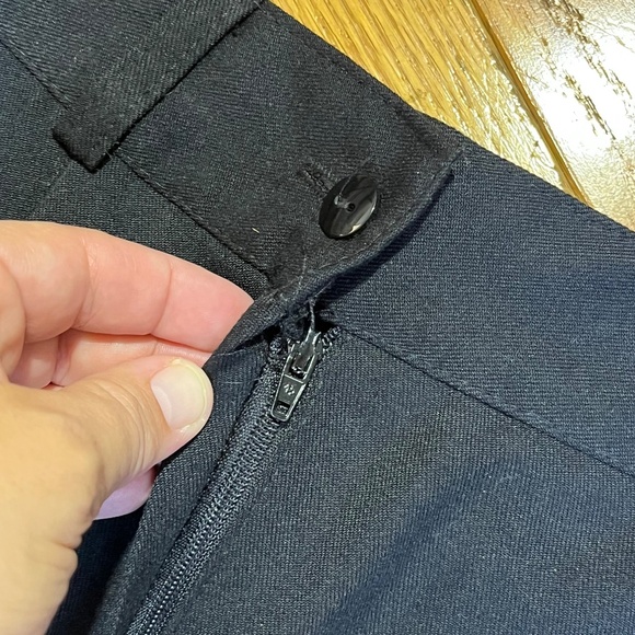 Vintage 90s Preppy Double Button Pleated / Flared Skirt - Picture 6 of 6